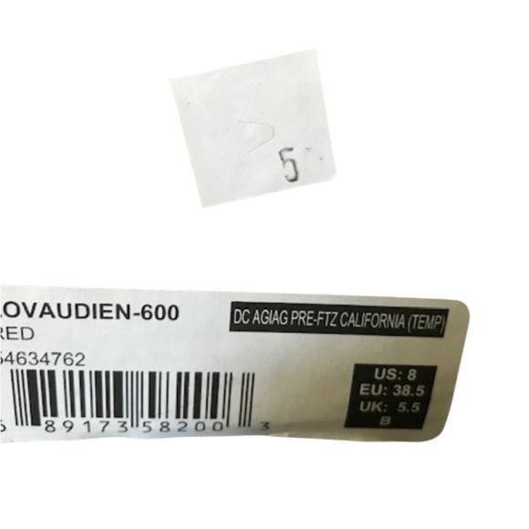 Call It Spring White Sneakers RED - Picture 3 of 3